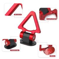 Adornos De Remolque Para Coche Diseño De Anillo De Carreras Decoración De Auto Simulación De Remolque Ante Y Trasero Material ABS Plástico - details 6