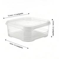 Caja De Almacenamiento Para Alimentos De Refrigerador 10pcs Multiusos Para Cocina Fresh-Keeping Función De Plástico Reutilizable - details 0
