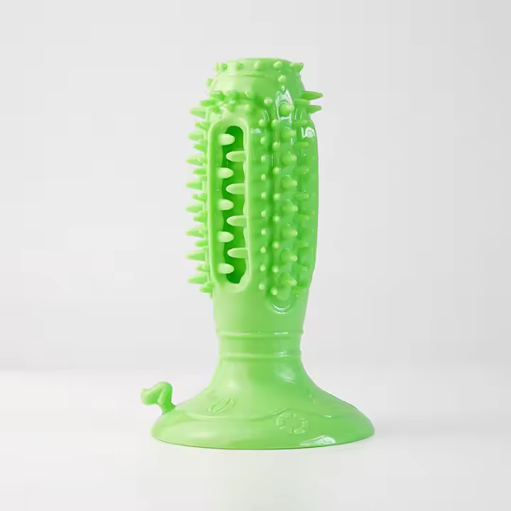 Juguetes Para Morder De Goma Duradera Para Perros Agresivos Con Efecto Limpieza Dental Juguete Interactivo Para Mascotas - 1
