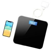 Báscula De Peso Corporal Electrónica Inteligente Recargable Por USB Y Hogar Escala De Medición Para El Baño - details 5