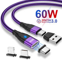 Cable De Carga Rápida PD 60W Magnético USB C a Tipo C Para Huawei MacBook Juego De Altas Velocidades Con Cable De Datos - details 7