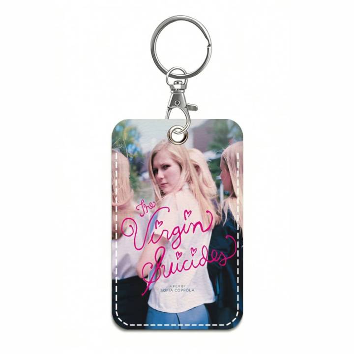 Llavero Rectangular De Cuero Suave Para Tarjetas De Crédito Y Tarjetas De Transporte Protector De Película 'The Virgin Suicides' Unisex