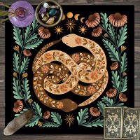 Mantel De Taro Con Doce Constelaciones Y Cielo Estrellado 1pc Decoración De Juego De Tarot Estilo Moderno Poliéster 100% - details 75