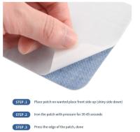 4Pcs Parches De Tela Multicolor Para Reparación De Ropa Y Decoración Parche De Algodón Fuerte Adhesivo De Hierro Para Jeans Y Camisas - details 11