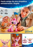LEGO 43257 Disney: Ángela de Lilo y Stitch, Juguete de Construcción con Mariposa y Corazones Ideal para Fans de la Serie - details 0