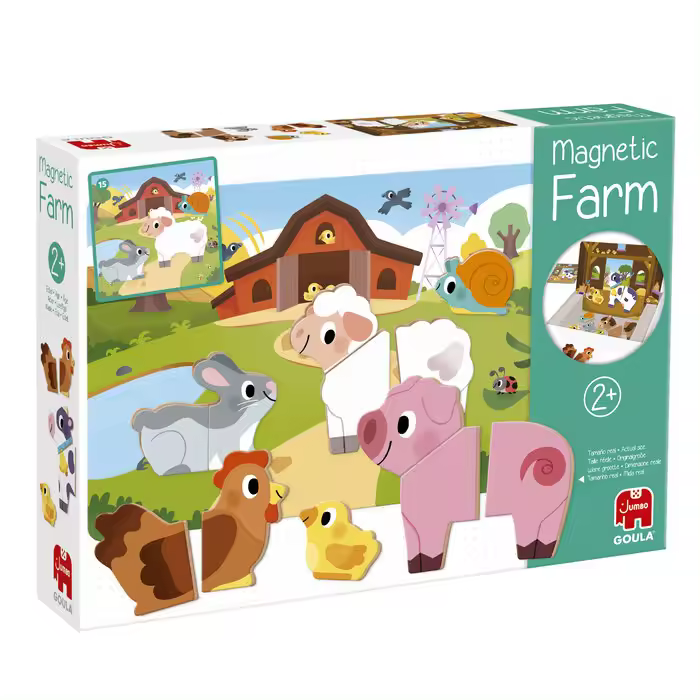 GOULA JUEGO DE MESA GRANJA MAGNETICA JUEGOS DE HABILIDAD 5x30x22 Cms. - 1