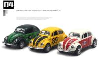 Volkswagen Beetle De 1:32 En Metal Con Función Retroceso Regalo Ideal Para Niños Modelo Clásico De Coche De Juguete A988 - details 9