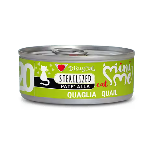 Disugual Mini me 20 Gatos esterilizados - Codorniz (85g) - 1