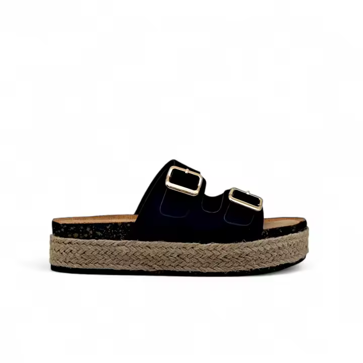 Calzados soraia, sandalias plana para mujer uso casual, ideal para un look de verano  a España Vacación Elegante De moda Bohemio Vacación De moda Guay Elegant Fashionable Rhinestone Bohemian Liso Básico Hebilla - 1