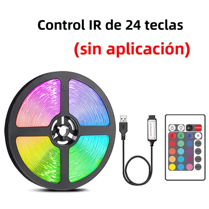 Tiras LED RGB Para Habitación Con Control Remoto Luz Cambiante Para Decoración De Fiestas En Casa Luz De Fondo Para TV - 1