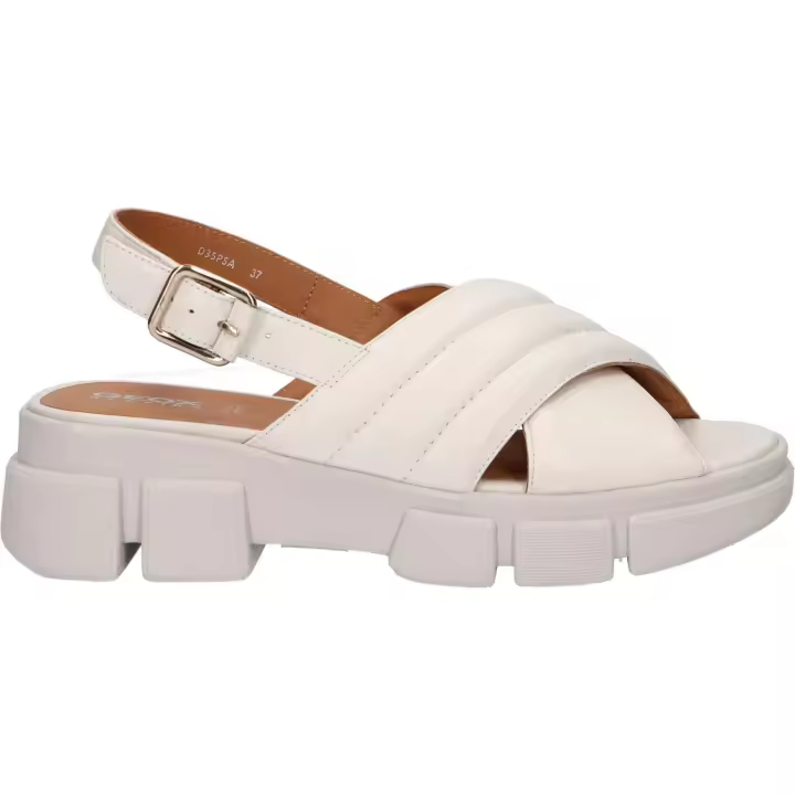 Sandalias de Mujer GEOX D35PSA 00085 D LISBONA C1002 OFF WHITE - 1