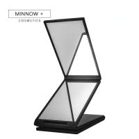 Espejo De Maquillaje Plegable Multigiro De 4 Cara Pequeño Y Portátil Espejo De Belleza Con Marco De Vidrio Y ABS Para Viajes Y Uso En El Hogar - details 9