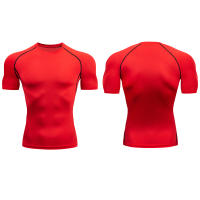 Camiseta De Compresión Para Correr En Hombre Camiseta Deportiva De Manga Corta Para Gimnasio Y Fitness Camiseta Transpirable De Verano Para Atletismo Y Rutas - details 1