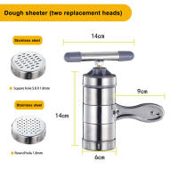 Máquina Manual De Hacer Fideos Pequeña De Acero Inoxidable Con 2 Moldes Interchangeables Para Hogar Fabricante Yongkang Zhejiang - details 2