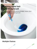 Cepillo De Limpieza Para Baño Y Cocina Flexible Plástico Eco-amigable Para Eliminar Pelos Y Limpieza De Tuberías Tamaño 45/71 Cm - details 5