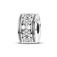 Encanto De Plata De 925 Para Pulsera Con Barco De Paseo Y Corazón Joyería Fina Para DIY Regalo Con Cuentas De Papel Y Rosas - details 57