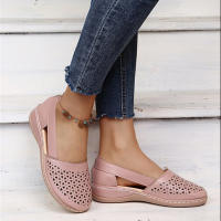 Sandalias De Verano Para Mujer Tobilleras Retro Con Botones Cómodas Mary Jane Talla Grande 43 Zapatos De PU Con Suela De Goma - details 8