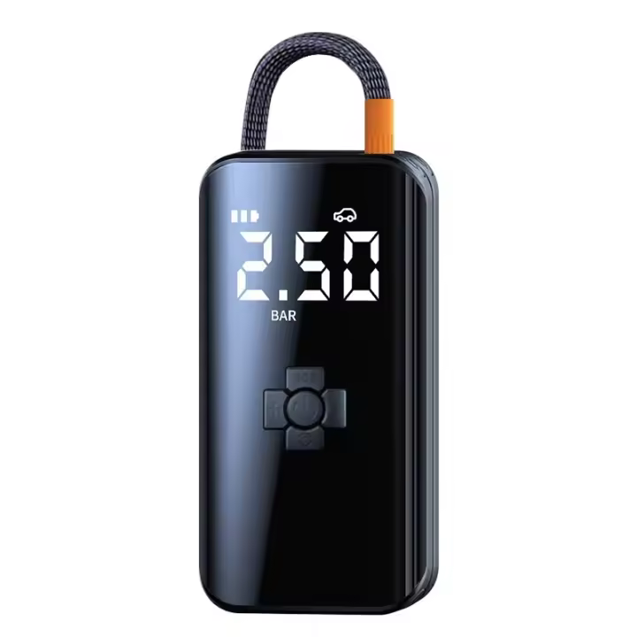PORCHEDDU Bomba de Aire inteligente portátil 150PSI para Coche Compresor Automático Inflador de neumáticos para Moto ETA Bicicleta Material ABS componentes electrónicos - 1