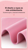 FREES COPES Esterilla de Yoga y Pilates Antideslizante 8mm - 183*61*0.8cm - Uso Hogar y Exteriores - details 8