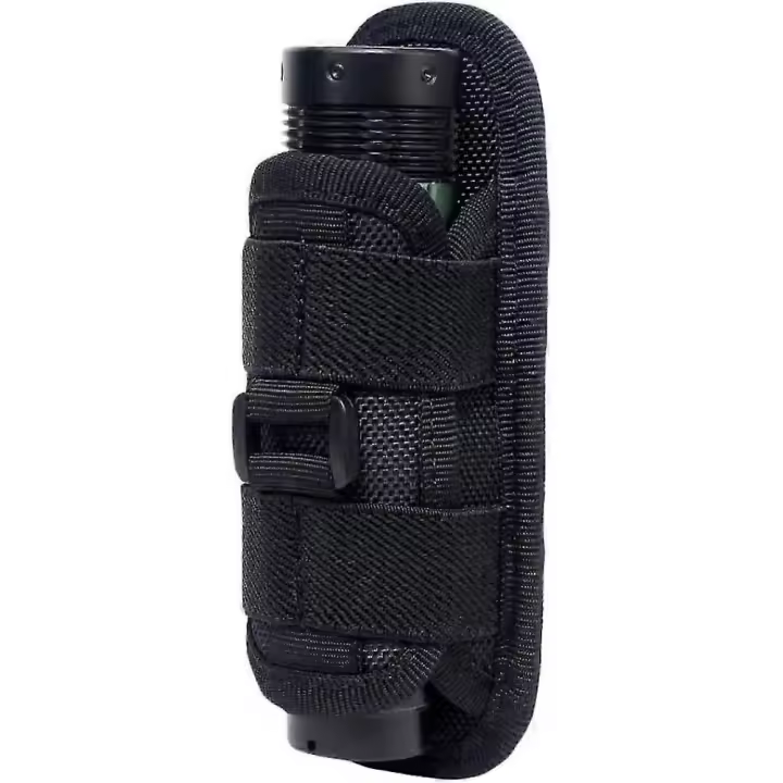 Funda táctica para linterna con rotación de 360 grados, funda para cinturón, soporte portátil para linterna, accesorios de iluminación de caza, funda para linterna AHT - 1