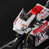 Conjunto De Bloques De Construcción De Motocicleta Tecnica Serie V4 Modelo De Moto Super Motorbike Kit De Juguetes Técnicos Para Niños Regalos Para Chicos - details 1