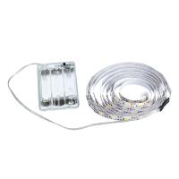 Tira De Iluminación LED Flexível 50cm 1M 2M 3M 4M 5M Com Bateria AA SMD2835 Branco/Branco Quente Luz De Fundo Para Sala De Estar - details 2