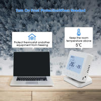 Termostato De Pared Inteligente RF Sin Fuerza Para Calefacción De Boilero Gas Touch Screen Controlador De Temperatura Programable WiFi Para El Hogar - details 10