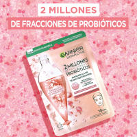 Garnier Tissue Mask Mascarilla Facial de Tejido Reparadora con 2 millones de fracciones de Probióticos para una Piel Iluminada y Saludable - details 2