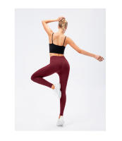 Leggings De Yoga Para Mujer Calor Invierno Elásticos Talla Completa Deporte Gimnasio Running Leggings De Poliéster Y Spandex - details 13