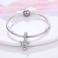 Encanto Original De Plata Para Joyería Moda Sombrero Conejo Encanto Cuentas Pulsera Ajustable Para Mujeres DIY Hecho De Zirconia - details 73