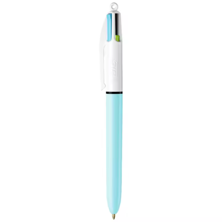 BIC Boligrafo 4 Colores Fun Punta Media 1.0mm Punta Retráctil Cuerpo Celeste - 1