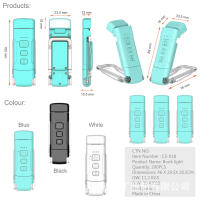 Mini lámpara de protección ocular USB, lámpara plegable con clip para libros, lámpara de libro portátil, lámpara de lectura con protección ocular simple, lámpara de tarjeta LED - details 4