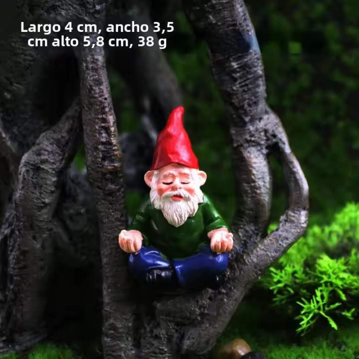 Estatua De Hada De Jardín De Resina Para Yoga Decoración De Interior Y Exterior Para Mesa De Escritorio Patio Y Jardín - 1