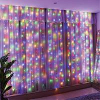 Luces De Encaje LED 6m/3m USB Luz Fina Para Festival Iluminación De Ventana Dormitorio Bodas Navidad Decoración Color Cálido - details 11