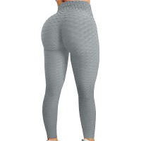 Leggings De Yoga Para Mujer Fitness Running Cintura Alta Slim Pantalones Deportivos Push up Secado Rápido Gimnasio Correr Trabajo Largo - details 20