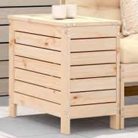 vidaXL Taburete de jardín cera 62x31,5x52 cm en color Madera de pino marrón/Madera de pino impregnada sin tratar/Madera de pino sin tratar y más | cómodas modernas ergonómicas para comedor cocina salón hogar - details 2