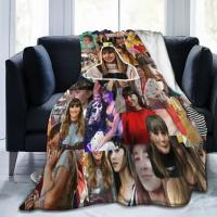 A-Aitanas Cobija De Pano Flannel Calidad Suave Duradera Para Músicos Foto Tamaño Rectangular Moderno Estilo Antipelusa Portátil Viaje Otoño Primavera - details 3