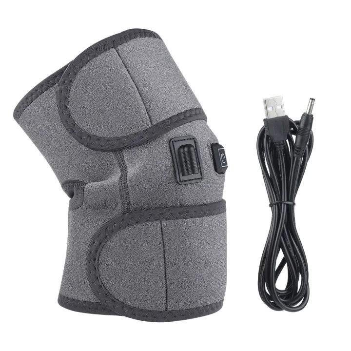 Almohadillas de calefcación Eléctrica para artritis, Alivio del color de Rodilla, therapy with calefaction infrarroja, Recuperación de Codo, rodillera, soporte para el cuidado de la Salud, Cable USB - 1
