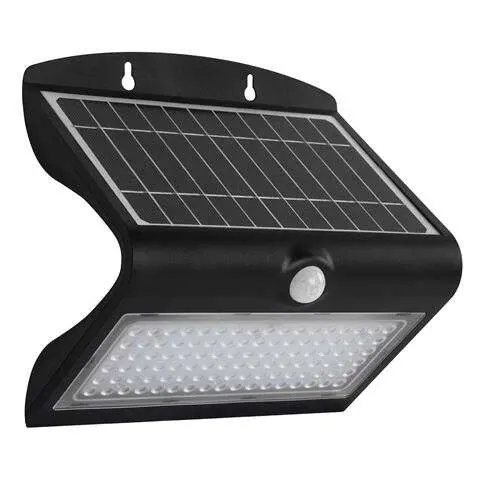 Elbat aplique led solar doble iluminacion 8w - 850lm - luz fria 6000k - luz calidad 3000k - sensor de movimiento - 1
