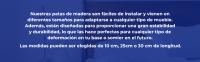 FACTORY COLCHON - Pack Patas De Madera Maciza - Para Somier O Bases Tapizadas - details 2