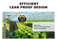 GIRIER Timbre De Agua Inteligente Para Jardín Con Inlet De Latón Y Solar Powered WiFi No Requiere Hub Programable Para Riegeras - details 8