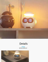 Lámpara Creativa Con Alarma Digital Y Música Bluetooth Luz De Noche LED Para Decoración De Habitación Infantil Regalo De Cumpleaños - details 11
