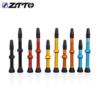 Valvulas De Bicicleta ZTTO Tuboless Stems 60mm Presta 40mm Sin Tubos Integradas Con Core De Válvula Para Neumáticos De Carretera MTB - details 0