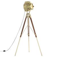 vidaXL Lámpara de suelo con trípode madera maciza de mango 193 cm - details 0