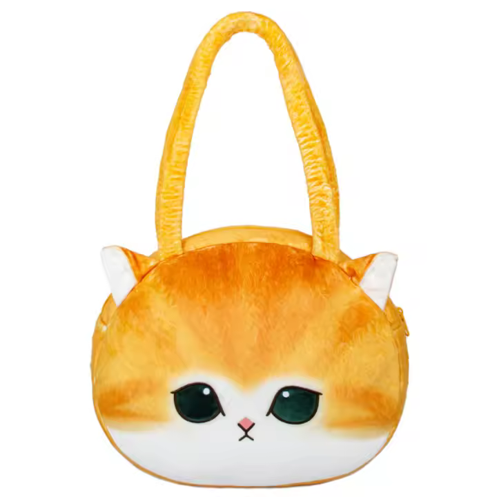 Muñeco De Peluche Gato Original Mofusand 32cm Naranja Azul Oro Kawaii Juguete De Peluche Para Bolso De Mano Y Hombro Para Todas Las Edades - 1