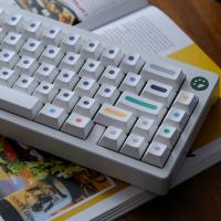 GMK Cherry Profile V2 Con Puntos PBT Keycap Para Teclado Mecánico PC Gamer Personalizable Blanco Alice80 2.25U 2.75U 7U Spacebar MX Switch - details 2