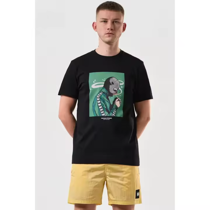 Weekend Offender Camiseta Hombre Fum Negra     Camiseta hombre - 1