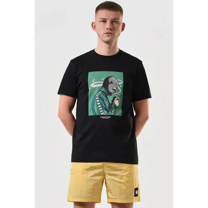 Weekend Offender Camiseta Hombre Fum Negra     Camiseta hombre - 1