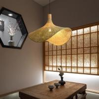Lámpara Colgante De Bambú Estilo Chino Tejida a Mano Para Decoración De Hogar Y Restaurante 18/19/30cm Iluminación Pendente - details 10
