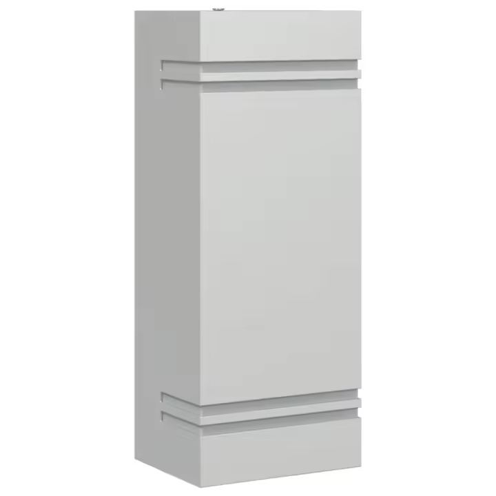 vidaXL Aplique de exterior de acero inoxidable luz de pared exterior Color Negro,  Plateado, y mas - 1